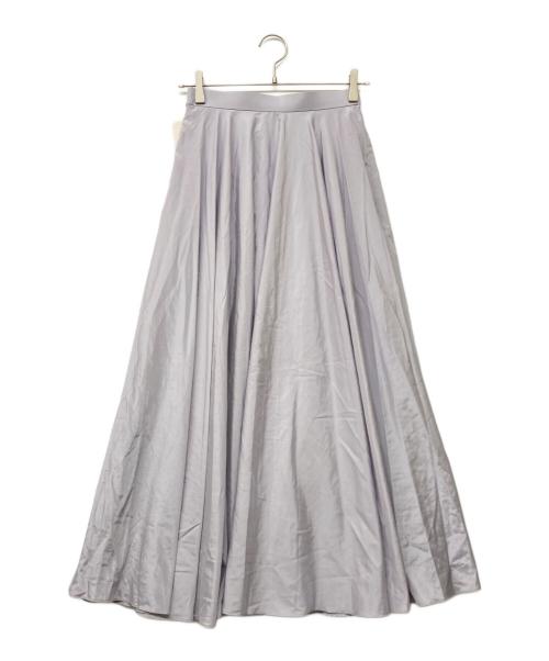 Noble（ノーブル）Noble (ノーブル) 24AW シルキータフタフレアスカート ラベンダー サイズ:34の古着・服飾アイテム