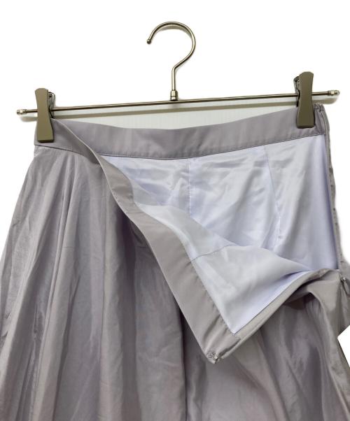 Noble（ノーブル）Noble (ノーブル) 24AW シルキータフタフレアスカート ラベンダー サイズ:34の古着・服飾アイテム