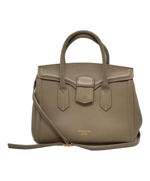 CHRISTIAN VILLA（クリスチャンヴィラ）CHRISTIAN VILLA (クリスチャンヴィラ) 2WAYバッグ グレーの古着・服飾アイテム