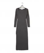 melt the ladyメルトザレディ）の古着「arm chain knit dress/アームチェーンニットドレス」｜グレー