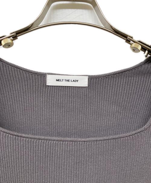melt the lady（メルトザレディ）MELT THE LADY (メルトザレディ) arm chain knit dress/アームチェーンニットドレス グレー サイズ:Freeの古着・服飾アイテム