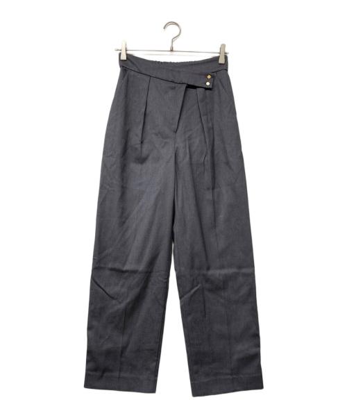 LOUNIE（ルーニー）LOUNIE (ルーニー) アシメタックパンツ グレー サイズ:38の古着・服飾アイテム