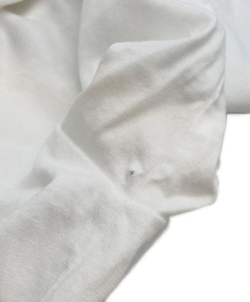YORI（ヨリ）YORI (ヨリ) ヘムラウンドハーフロゴTee ホワイト サイズ:Fの古着・服飾アイテム