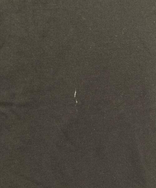 YORI（ヨリ）yori (ヨリ) ヘムラウンドハーフロゴTee ブラック サイズ:FREEの古着・服飾アイテム