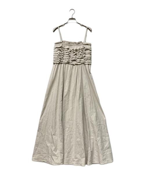 AYA（アヤ）AYA (アヤ) CAROLINA GLASER (カロリナ グレイサー) ボレロ付きワンピース ホワイト サイズ:Mの古着・服飾アイテム