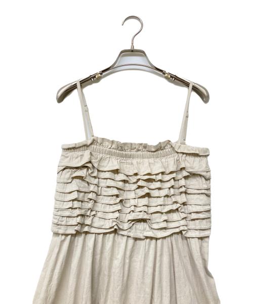 AYA（アヤ）AYA (アヤ) CAROLINA GLASER (カロリナ グレイサー) ボレロ付きワンピース ホワイト サイズ:Mの古着・服飾アイテム