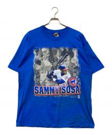 sport one（スポーツワン）の古着「古着 MLB Sammy SosaプリントTシャツ」｜ブルー