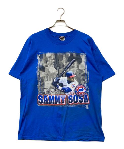 sport one（スポーツワン）sport one (スポーツワン) 古着 MLB Sammy SosaプリントTシャツ ブルー サイズ:XLの古着・服飾アイテム