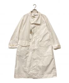 +J（プラスジェイ）の古着「オーバーサイズフーデッドロングコート」｜ホワイト