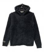 Ron Herman×barefoot dreamsロンハーマン×ベアフットドリームス）の古着「別注ボアジップパーカー」｜ブラック