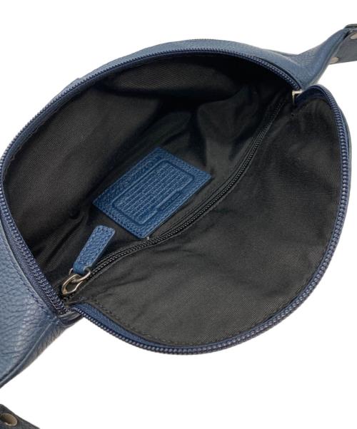 COACH（コーチ）COACH (コーチ) ロゴ ヒップバッグ・ウエストバッグ ネイビーの古着・服飾アイテム