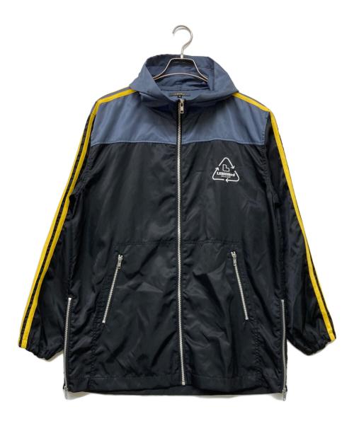 LEMONED（レモネード）LEMONeD (レモネード) ナイロンサイドラインパーカー ブラック×グレー サイズ:3の古着・服飾アイテム