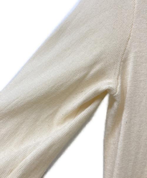 POLO RALPH LAUREN（ポロ・ラルフローレン）POLO RALPH LAUREN (ポロ・ラルフローレン) QRタグ WASHABLE MERINO WOOL KNIT アイボリー サイズ:Mの古着・服飾アイテム