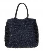 ANTEPRIMAアンテプリマ）の古着「ワイヤーハンドバッグ」｜ブラック×ネイビー