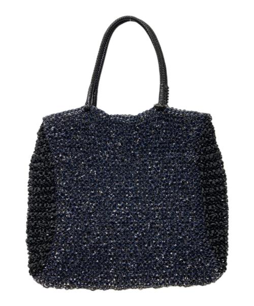 ANTEPRIMA（アンテプリマ）ANTEPRIMA (アンテプリマ) ワイヤーハンドバッグ ブラック×ネイビー サイズ:-の古着・服飾アイテム