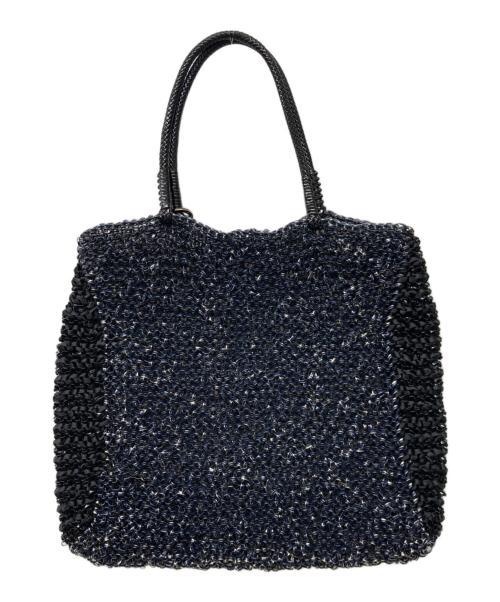 ANTEPRIMA（アンテプリマ）ANTEPRIMA (アンテプリマ) ワイヤーハンドバッグ ブラック×ネイビー サイズ:-の古着・服飾アイテム