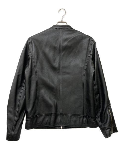 URBAN RESEARCH（アーバンリサーチ）URBAN RESEARCH (アーバンリサーチ) シープスキンレザーシングルライダースジャケット ブラック サイズ:38の古着・服飾アイテム