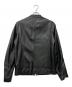URBAN RESEARCH (アーバンリサーチ) シープスキンレザーシングルライダースジャケット ブラック サイズ:38：6000円