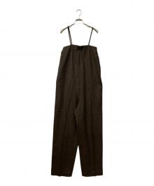 6(ROKU) BEAUTY&YOUTH（ロク ビューティーアンドユース）の古着「コットン ベアトップ オールインワン」｜ブラウン