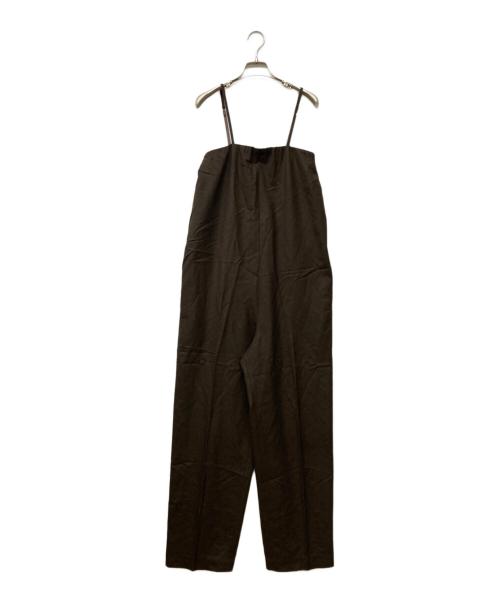 6(ROKU) BEAUTY&YOUTH（ロク ビューティーアンドユース）6(ROKU) BEAUTY&YOUTH (ロク ビューティーアンドユース) コットン ベアトップ オールインワン ブラウン サイズ:38の古着・服飾アイテム