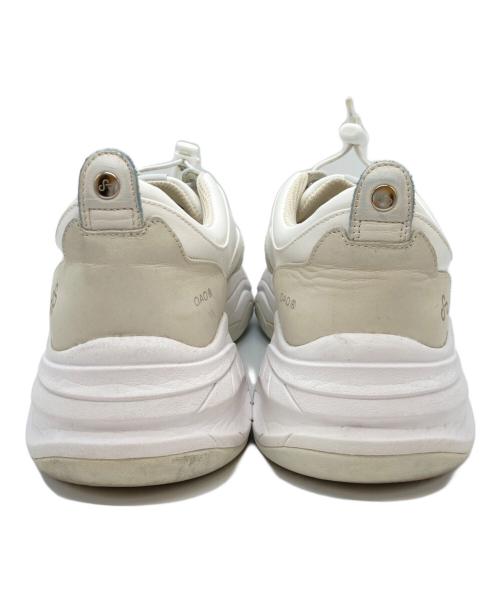 OAO（オーエーオー）OAO (オーエーオー) AUSH 厚底スニーカー ホワイト サイズ:26cmの古着・服飾アイテム