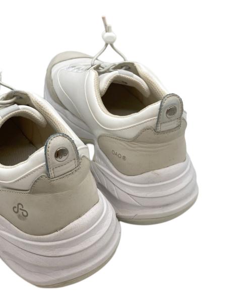 OAO（オーエーオー）OAO (オーエーオー) AUSH 厚底スニーカー ホワイト サイズ:26cmの古着・服飾アイテム