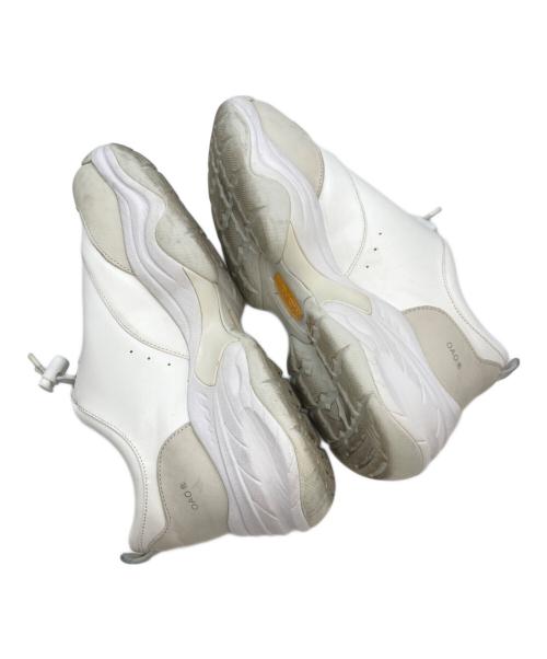 OAO（オーエーオー）OAO (オーエーオー) AUSH 厚底スニーカー ホワイト サイズ:26cmの古着・服飾アイテム