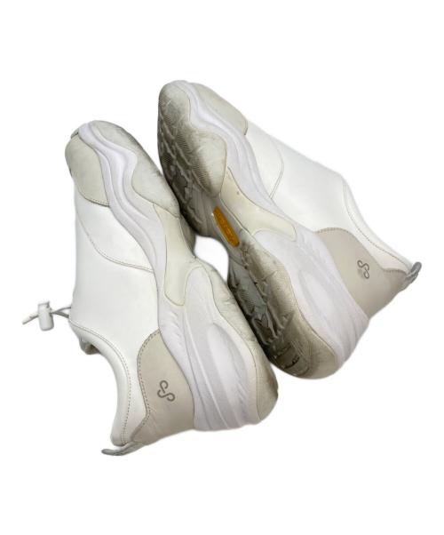 OAO（オーエーオー）OAO (オーエーオー) AUSH 厚底スニーカー ホワイト サイズ:26cmの古着・服飾アイテム