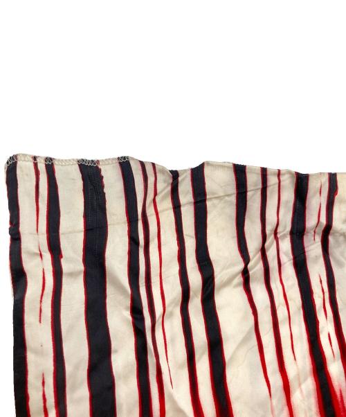 Jean Paul Gaultier FEMME（ジャンポールゴルチエ フェム）Jean Paul Gaultier FEMME (ジャンポールゴルチエ フェム) ヴィンテージサテンストライプパンツ レッド×ブラック サイズ:size40の古着・服飾アイテム