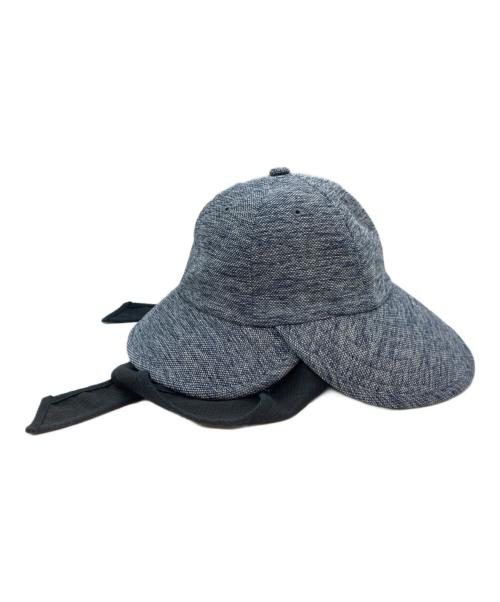 SASQUATCHfabrix.（サスクワッチファブリックス）SASQUATCHfabrix. (サスクワッチファブリックス) 23SS DENIM EARMUFF HAT ブルー サイズ:Lの古着・服飾アイテム
