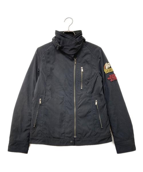 hysterics（ヒステリックス）hysterics (ヒステリックス) Y2K プリマロフトワッペンジャケット ブラック サイズ:FREEの古着・服飾アイテム