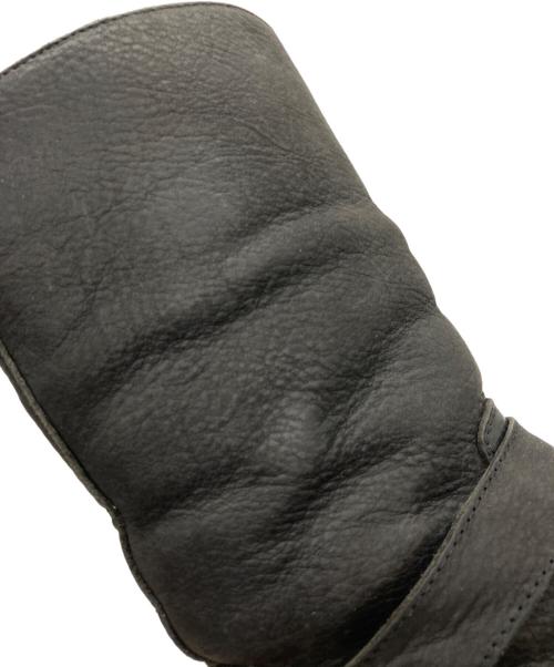 UGG（アグ）UGG (アグ) レザーロングブーツ ブラック サイズ:23の古着・服飾アイテム