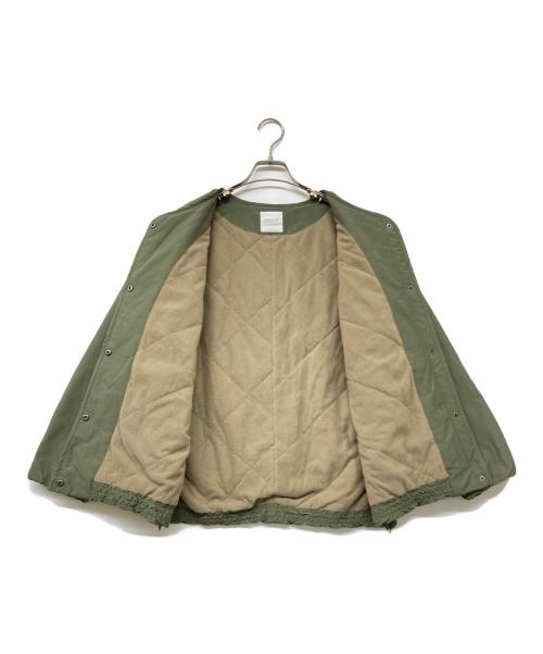 kurashi&trips publishing（クラシアンドトリップス パブリッシング）kurashi&trips publishing (クラシアンドトリップス パブリッシング) ショート丈中綿入りコート グリーン サイズ:不明の古着・服飾アイテム
