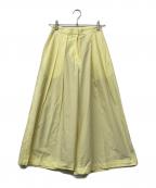 ETRE TOKYOエトレトウキョウ）の古着「リラクシータックワイドパンツ」｜イエロー