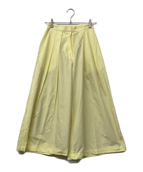 ETRE TOKYO（エトレトウキョウ）ETRE TOKYO (エトレトウキョウ) リラクシータックワイドパンツ イエロー サイズ:M  未使用品の古着・服飾アイテム