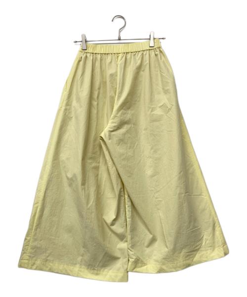 ETRE TOKYO（エトレトウキョウ）ETRE TOKYO (エトレトウキョウ) リラクシータックワイドパンツ イエロー サイズ:M  未使用品の古着・服飾アイテム