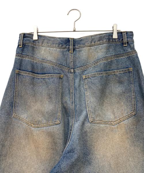 WHITELAND（ホワイトランド）WHITELAND (ホワイトランド) 24AW Drity Wide Denim Pants インディゴ サイズ:Fの古着・服飾アイテム