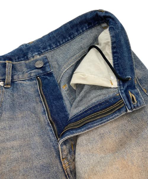 WHITELAND（ホワイトランド）WHITELAND (ホワイトランド) 24AW Drity Wide Denim Pants インディゴ サイズ:Fの古着・服飾アイテム