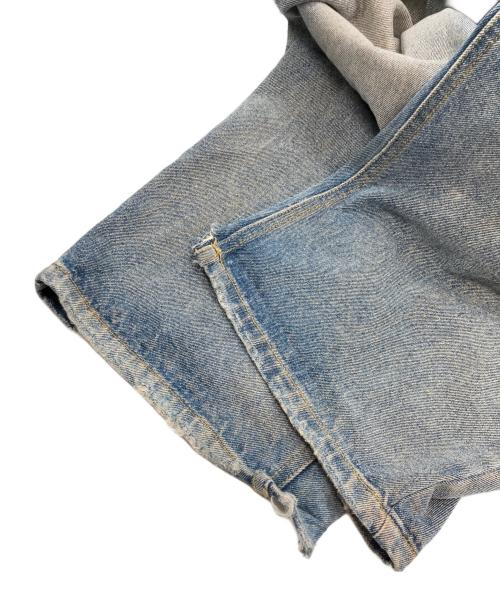 WHITELAND（ホワイトランド）WHITELAND (ホワイトランド) 24AW Drity Wide Denim Pants インディゴ サイズ:Fの古着・服飾アイテム