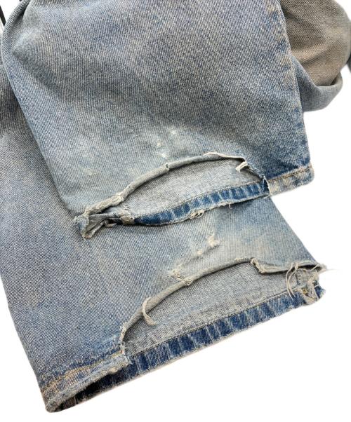 WHITELAND（ホワイトランド）WHITELAND (ホワイトランド) 24AW Drity Wide Denim Pants インディゴ サイズ:Fの古着・服飾アイテム