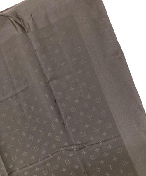 LOUIS VUITTON（ルイ ヴィトン）LOUIS VUITTON (ルイ ヴィトン) モノグラムシルクスカーフ ブラックの古着・服飾アイテム