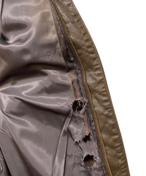 Willis&Geiger（ウィルスガイガー）Willis&Geiger (ウィルスガイガー) USA製ヴィンテージA-2フライトジャケット ブラウン サイズ:36の古着・服飾アイテム