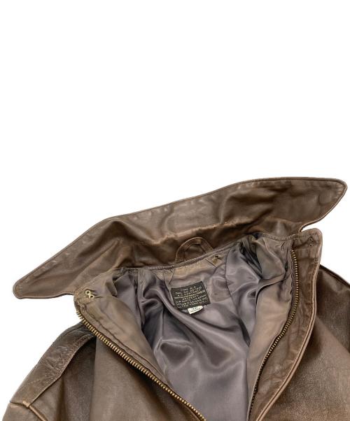 Willis&Geiger（ウィルスガイガー）Willis&Geiger (ウィルスガイガー) USA製ヴィンテージA-2フライトジャケット ブラウン サイズ:36の古着・服飾アイテム