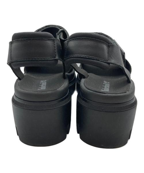 Timberland（ティンバーランド）Timberland (ティンバーランド) チャンキーヒール厚底サンダル ブラック サイズ:24.5㎝の古着・服飾アイテム