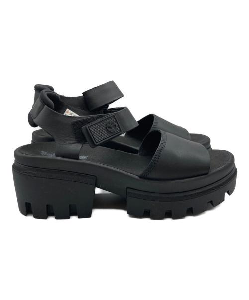 Timberland（ティンバーランド）Timberland (ティンバーランド) チャンキーヒール厚底サンダル ブラック サイズ:24.5㎝の古着・服飾アイテム