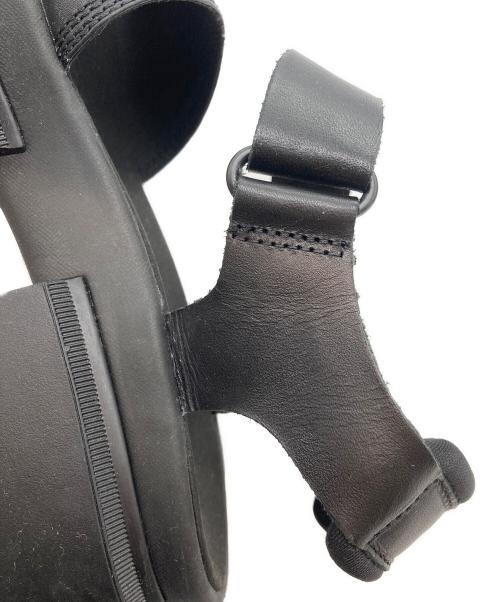 Timberland（ティンバーランド）Timberland (ティンバーランド) チャンキーヒール厚底サンダル ブラック サイズ:24.5㎝の古着・服飾アイテム