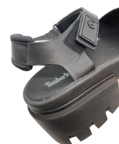 Timberland（ティンバーランド）Timberland (ティンバーランド) チャンキーヒール厚底サンダル ブラック サイズ:24.5㎝の古着・服飾アイテム