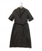 theory luxeセオリーリュクス）の古着「22SS Eco Crunch Wash Iana coat(ニジュウニエスエス エコ クランチ ウォッシュ イアナ コート)」｜ブラウン