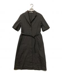 theory luxe（セオリーリュクス）の古着「22SS Eco Crunch Wash Iana coat(ニジュウニエスエス エコ クランチ ウォッシュ イアナ コート)」｜ブラウン