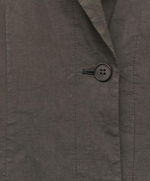 theory luxe（セオリーリュクス）theory luxe (セオリーリュクス) 22SS Eco Crunch Wash Iana coat(ニジュウニエスエス エコ クランチ ウォッシュ イアナ コート) ブラウン サイズ:SIZE38の古着・服飾アイテム